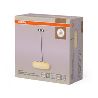 OSRAM DECOR Pendelleuchte Lunea Weiß, 2700 K / 4000 K / 6500 K, Warmweiß, 1800 lm, 24 W, 40 cm ⌀, Stahl, 25.000 h Lebensdauer