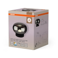 OSRAM DECOR Tischleuchte Satellite Grau, 2400 K / 3500 K / 5000 K, Warmweiß, 35 lm, 2 W, 15 cm ⌀, Stahl, 25.000 h Lebensdauer