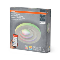 OSRAM SMART+ Matter Deckenleuchte Ceiling Weiß, 3000-6500, RGBTW, 1000 lm, 24 W, 29 cm Durchmesser