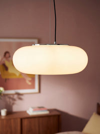 OSRAM DECOR Pendelleuchte Lunea Weiß, 2700 K / 4000 K / 6500 K, Warmweiß, 1800 lm, 24 W, 40 cm ⌀, Stahl, 25.000 h Lebensdauer