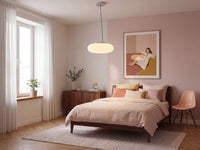 OSRAM DECOR Pendelleuchte Lunea Weiß, 2700 K / 4000 K / 6500 K, Warmweiß, 1800 lm, 24 W, 40 cm ⌀, Stahl, 25.000 h Lebensdauer