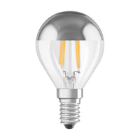 OSRAM LED Lampe LED Retrofit CLASSIC P Mirror 4W 827 Silver E14, 350 lm, 2700 K, Warmweiß-LEDVANCE Shop