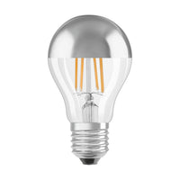 OSRAM LED Lampe LED Retrofit CLASSIC A Mirror 6.5W 827 Silver E27, 650 lm, 2700 K, Warmweiß-LEDVANCE Shop