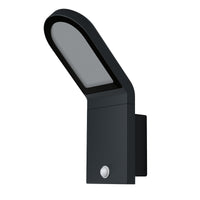 OSRAM ENDURA Style schlanke LED-Outdoor-Wandleuchte mit hoher Lichtleistung und optionalem Sensor in Dunkelgrau, IP44-Schutz, für Eingangsbeleuchtung und Fassaden