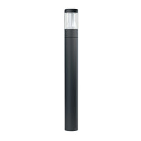 OSRAM ENDURA Style moderne Außenleuchte mit Lichtleiter in Dunkelgrau, Gartenlaterne mit blendarmem Licht, IP-54 Schutz, für Wegbeleuchtung