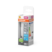 OSRAM LED PCR CLASSIC STICK LAMP in Stick-Form, LED-Lampe, Matt, 9,5 W, (ex 75 W), 1055 lm, Kaltweiß, 4000 K, 15000 h, CRI 80