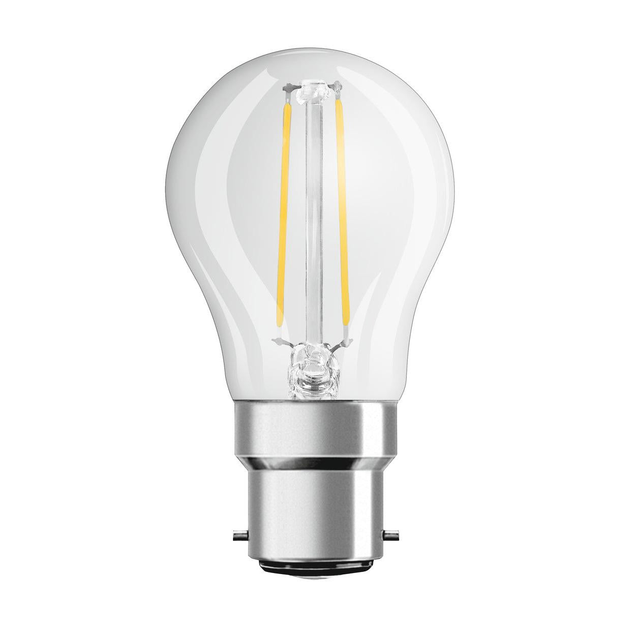 OSRAM LED Lampe LED Retrofit CLASSIC P 2.5W 827 Clear B22d, 250 lm, 2700 K, Warmweiß-LEDVANCE Shop