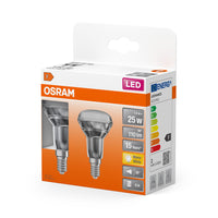 OSRAM LED Lampe LED STAR R50 1.5W 827 E14, 110 lm, 2700 K, Warmweiß, 2er Pack-LEDVANCE Shop