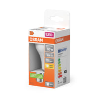OSRAM LED LAMP WITH CLASSIC A in A-Form, LED-Lampe, Matt, 8 W, (ex 60 W), 806 lm, Warmweiß, 2700 K, 15000 h, CRI 80