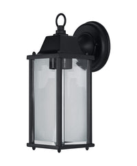 OSRAM ENDURA Classic Außenleuchte M E27 Schwarz, IP43, Aluminiumgehäuse, klares Glas, ohne Leuchtmittel, Wandmontage für geschützte Bereiche