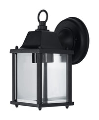 OSRAM ENDURA Classic Außenleuchte S E27 Schwarz, Aluminiumdruckguss, klares Glas, IP43, ohne Leuchtmittel, für Außenmontage geeignet