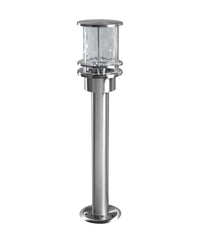 OSRAM ENDURA Classic Außenleuchte 55cm E27 Edelstahl IP44, ohne Leuchtmittel, klarem Glasdiffusor, für Wege, Eingänge und Gärten