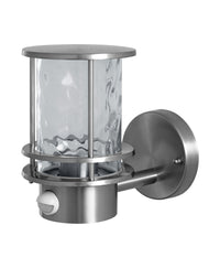 OSRAM ENDURA Classic Außenleuchte mit Bewegungssensor, IP44, Edelstahl in Stahlgrau, E27-Fassung, Leuchtmittel nicht im Lieferumfang enthalten