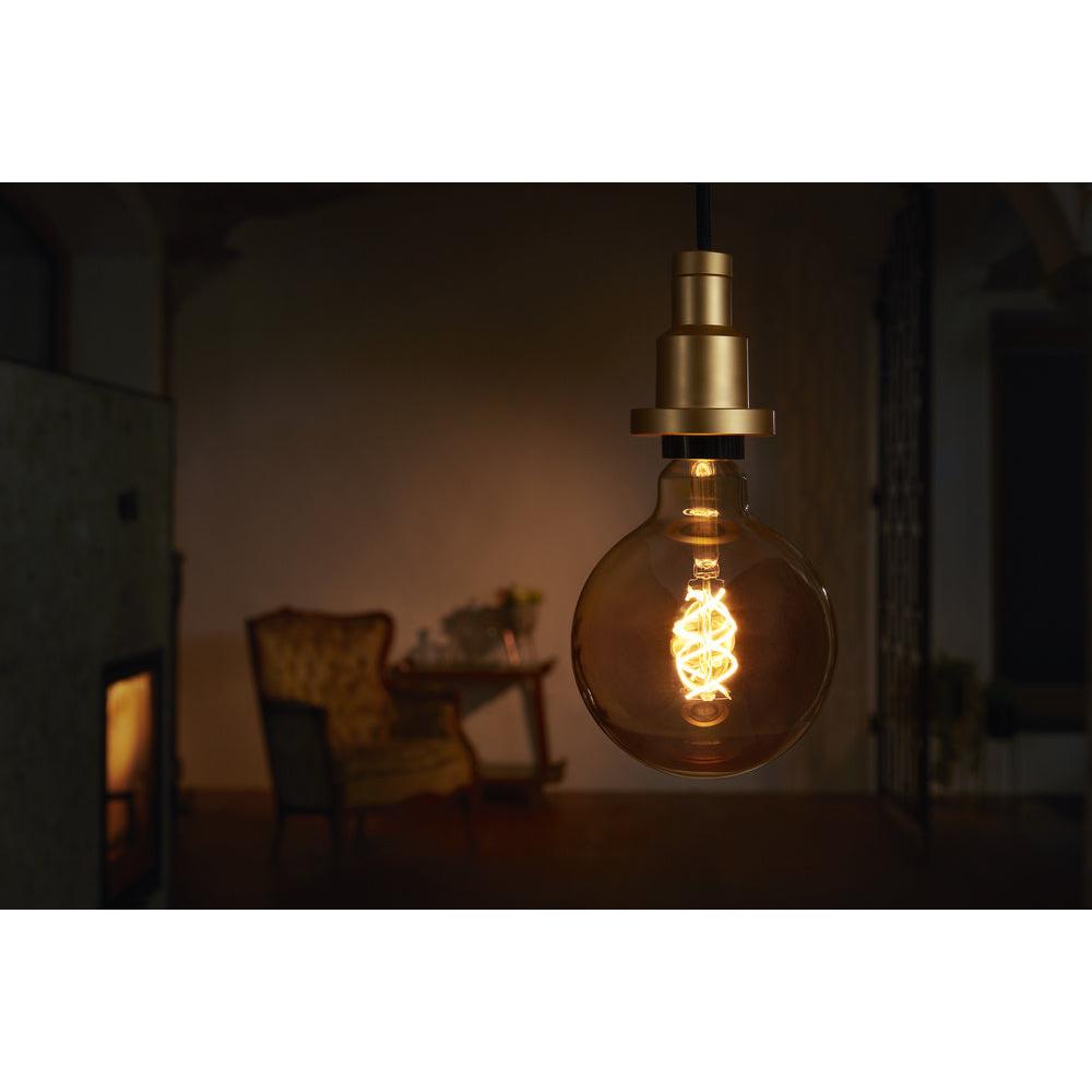 OSRAM VINTAGE 1906® LED Lampe LED CLASSIC GLOBE 4W 820 Gold E27 Gold Socket, 300 lm, 2000 K, Warm Comfort Light-LEDVANCE Shop