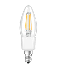 LEDVANCE SMART+ WiFi Filament Candle Dimmable , LED-Lampe, Bleifreies Glas, Klar, 4 W, (ex 40 W), 470 lm, Warmweiß, 2700 K, Wifi, Smartspeaker-Kompatibel, Dimmbar
