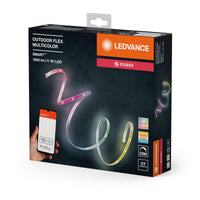 LEDVANCE SMART+ Zigbee flexible Outdoor-LED-Strips mit RGBW dimmbar, in Transparent aus Silikon, IP65-Schutz, für Terrasse und Balkon