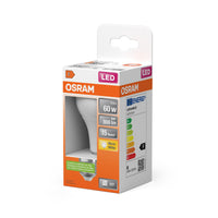 OSRAM LED LAMP WITH CLASSIC A in A-Form, LED-Lampe, Matt, 8,5 W, (ex 60 W), 806 lm, Warmweiß, 2700 K, 15000 h, CRI 80