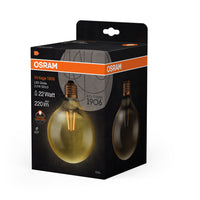 OSRAM VINTAGE 1906® LED Lampe LED CLASSIC GLOBE 2.5W 824 Gold E27, 220 lm, 2400 K, Warm Comfort Light-LEDVANCE Shop