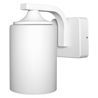 OSRAM ENDURA Classic Wandleuchte, Weiß, E27, IP43, Aluminiumgehäuse, Glasdiffusor, geeignet für Außenbereiche, ohne Leuchtmittel.