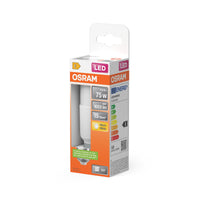 OSRAM LED PCR CLASSIC STICK LAMP in Stick-Form, LED-Lampe, Matt, 9,5 W, (ex 75 W), 1055 lm, Warmweiß, 2700 K, 15000 h, CRI 80