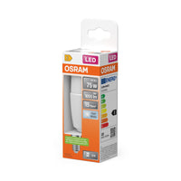 OSRAM LED PCR CLASSIC STICK LAMP in Stick-Form, LED-Lampe, Matt, 9,5 W, (ex 75 W), 1055 lm, Kaltweiß, 4000 K, 15000 h, CRI 80