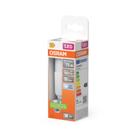 OSRAM LED PCR CLASSIC STICK LAMP in Stick-Form, LED-Lampe, Matt, 9,5 W, (ex 75 W), 1055 lm, Kaltweiß, 4000 K, 15000 h, CRI 80