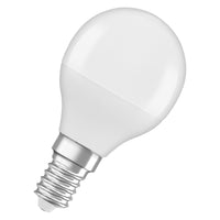 OSRAM LED Retrofit RGBW lamps with remote control in P-Form, LED-Lampe, Matt, 4,9 W, (ex 40 W), 470 lm, Warmweiß, 2700 K, Dimmbar, 25000 h, CRI 80, Fernbedienung