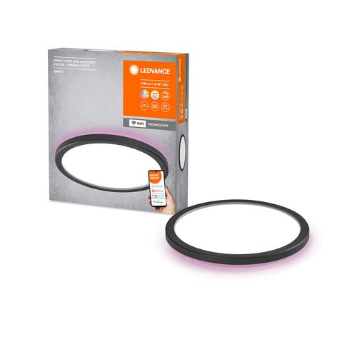 LEDVANCE SMART+ WiFi-Panelleuchte, black, 19W, 1790lm, 235mm-Deckenleuchten-LEDVANCE Shop