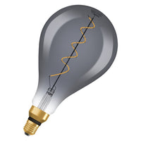 OSRAM Vintage 1906® LED Lampe dimmbar (ex 12W) 5W / 1800K Warmweiß E27 Rauchglas Optik, E27-Leuchtmittel-LEDVANCE Shop
