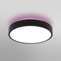 LEDVANCE Wifi SMART+ ORBIS BACKLIGHT LED Deckenleuchte RGBW mehrfarbig 35cm Tunable Weiß 28W / 3000-6500K schwarz-Deckenleuchten-LEDVANCE Shop