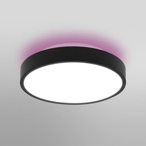 LEDVANCE Wifi SMART+ ORBIS BACKLIGHT LED Deckenleuchte RGBW mehrfarbig 35cm Tunable Weiß 28W / 3000-6500K schwarz-Deckenleuchten-LEDVANCE Shop