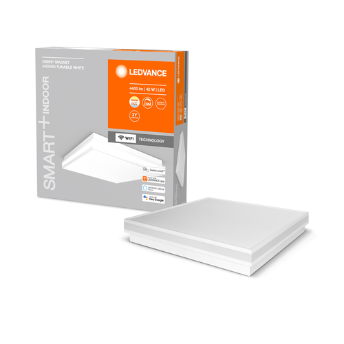 LEDVANCE Wifi SMART+ ORBIS MAGNET LED Deckenleuchte 45x45cm Tunable Weiß 42W / 3000-6500K weiß-Deckenleuchten-LEDVANCE Shop