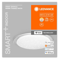 LEDVANCE Wifi SMART+ ORBIS SPARKLE LED Deckenleuchte 46cm Tunable Weiß 24W / 2700-6500K-Deckenleuchten-LEDVANCE Shop