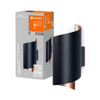 LEDVANCE Wifi SMART+ ORBIS TWIST LED Wandleuchte 23x12,7cm Tunable Weiß 12W / 3000-6500K schwarz-Wandleuchten-LEDVANCE Shop