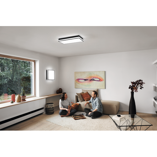 LEDVANCE Wifi SMART+ ORBIS MAGNET LED Deckenleuchte 45x45cm Tunable Weiß 42W / 3000-6500K schwarz-Deckenleuchten-LEDVANCE Shop