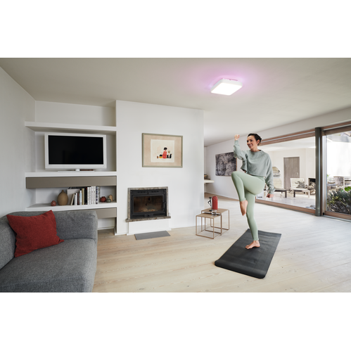 LEDVANCE Wifi SMART+ ORBIS BACKLIGHT LED Deckenleuchte RGBW mehrfarbig 35x35cm Tunable Weiß 28W / 3000-6500K weiß-Deckenleuchten-LEDVANCE Shop