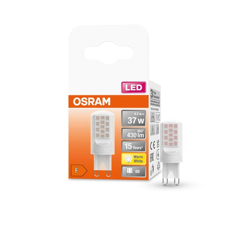 OSRAM LED Stiftsockellampe PIN G9 mit Retrofit-Stecksockel G9 3.8W , Warmweiß-Leuchtmittel-LEDVANCE Shop