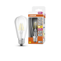 OSRAM Dimmbare FILAMENT LED-Lampe LED SUPERSTAR+ CL Edison FIL 60 dim 5,8W/927, CRI90 E27-Leuchtmittel-LEDVANCE Shop