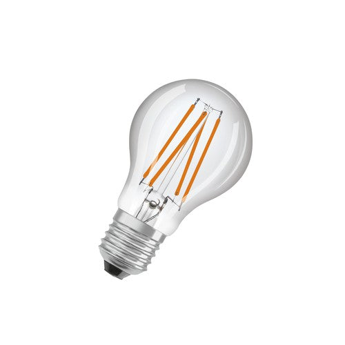 OSRAM Star+ LED-Lampe mit Tageslichtsensor für E27-Sockel, Filament-Optik ,Warmweiß (2700K), 806 Lumen, Ersatz für herkömmliche 60W-Leuchtmittel, nicht dimmbar, 1-er Pack, E27-Leuchtmittel-LEDVANCE Shop