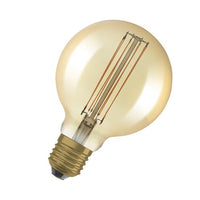 OSRAM Vintage 1906 LED-Lampe, Gold-Tönung, 5,8W, 470lm , Warmweiß , E27-Leuchtmittel-LEDVANCE Shop