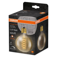 OSRAM Vintage 1906 LED-Lampe, Gold-Tönung, 4,8W, 420lm , Warmweiß , E27-Leuchtmittel-LEDVANCE Shop