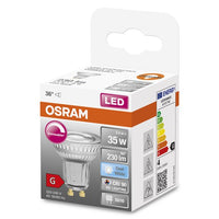 OSRAM Dimmbare PAR16 LED Reflektorlampe mit GU10 Sockel, Kaltweiss (4000K), Glas Spot, 3.7W, Ersatz für 35W-Reflektorlampe, LED SUPERSTAR PAR16-Leuchtmittel-LEDVANCE Shop