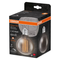 OSRAM Vintage 1906 LED-Lampe, Smoke-Tönung, 11W, 500lm , Warmweiß , E27-Leuchtmittel-LEDVANCE Shop