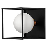 LEDVANCE DECOR Square Bad-Wandleuchte IP44, schwarz, G9-Wandleuchten-LEDVANCE Shop