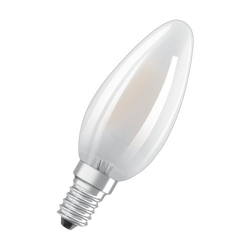 OSRAM Retrofit Classic B LED Lampe Kerzenform matt (ex 25W) 2,5W / 2700K Warmweiß E14-Leuchtmittel-LEDVANCE Shop