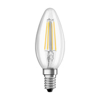OSRAM Filament LED Lampe mit E14 Sockel, Kerzenform, Warmweiss (2700K), 6W, Ersatz für 60W-Glühbirne, LED Retrofit CLASSIC B-Leuchtmittel-LEDVANCE Shop