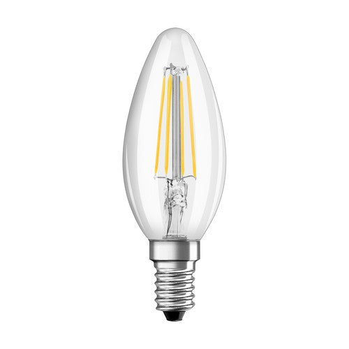 OSRAM Filament LED Lampe mit E14 Sockel, Kerzenform, Warmweiss (2700K), 6W, Ersatz für 60W-Glühbirne, LED Retrofit CLASSIC B-Leuchtmittel-LEDVANCE Shop