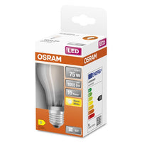 OSRAM LED Retrofit Classic A LED Lampe matt (ex 75W) 7,5W / 2700K Warmweiß E27-Leuchtmittel-LEDVANCE Shop