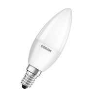 OSRAM LED Base LED Lampe Kerzenform matt (ex 40W) 5,5W / 2700K Warmweiß E14 4er Pack-Leuchtmittel-LEDVANCE Shop