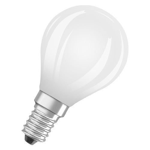 OSRAM Retrofit Classic P LED Lampe matt dimmbar (ex 60W) 6,5W / 4000K Kaltweiß E14-Leuchtmittel-LEDVANCE Shop